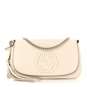 gucci cellarius crossbody|GUCCI Cellarius Calfskin Medium Soho Flap Crossbody Ivoire .